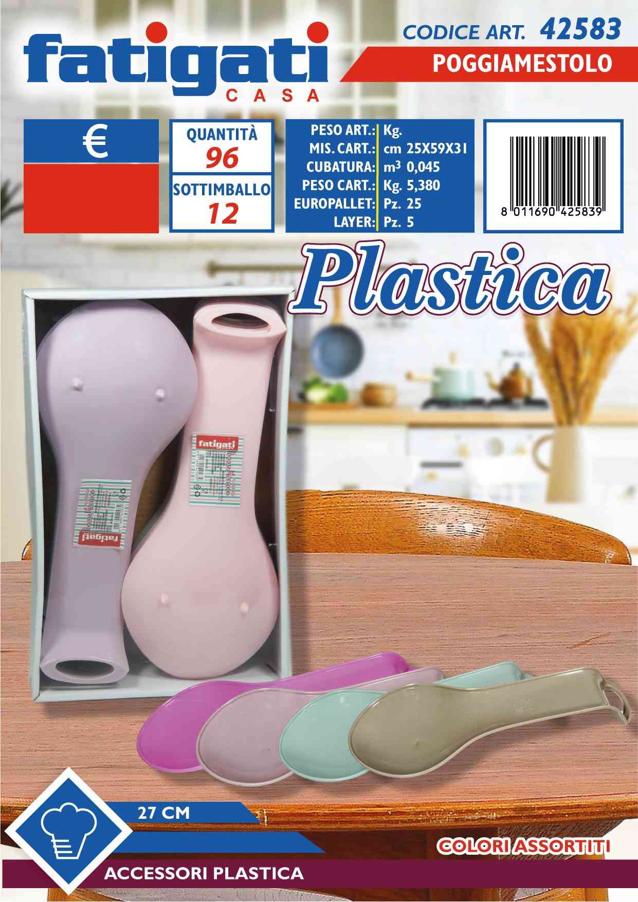 FATIGATI POGGIAMESTOLO PLASTICA