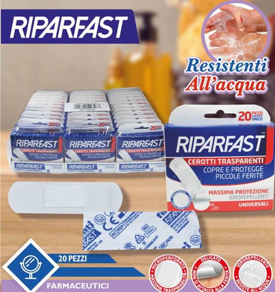 FATIGATI CEROTTI TRASP.20PZ 
