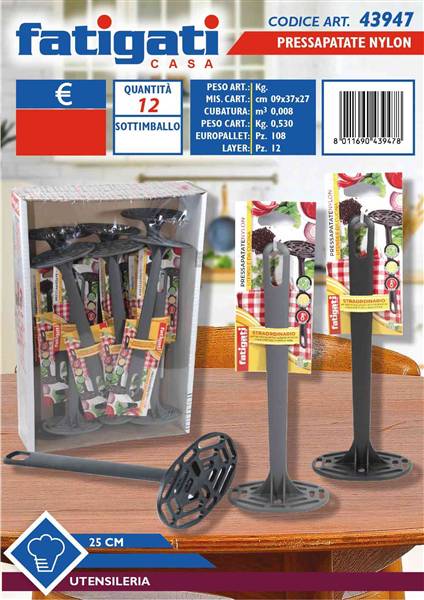 FATIGATI UTENSILE PRESSAPATATE NYLON 