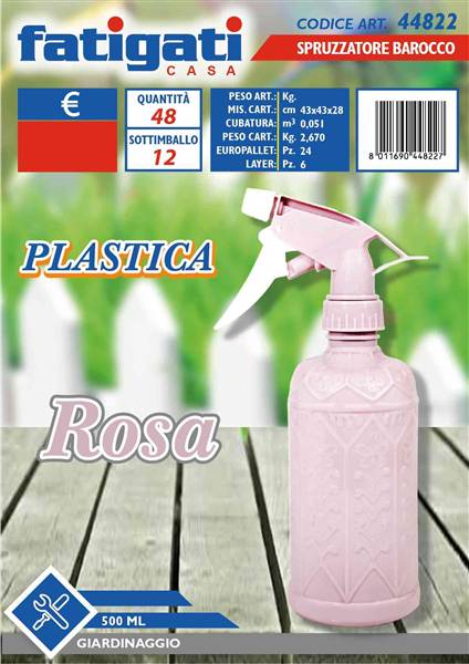 FATIGATI SPRUZZATORE BAROCCO 500ML ROSA 
