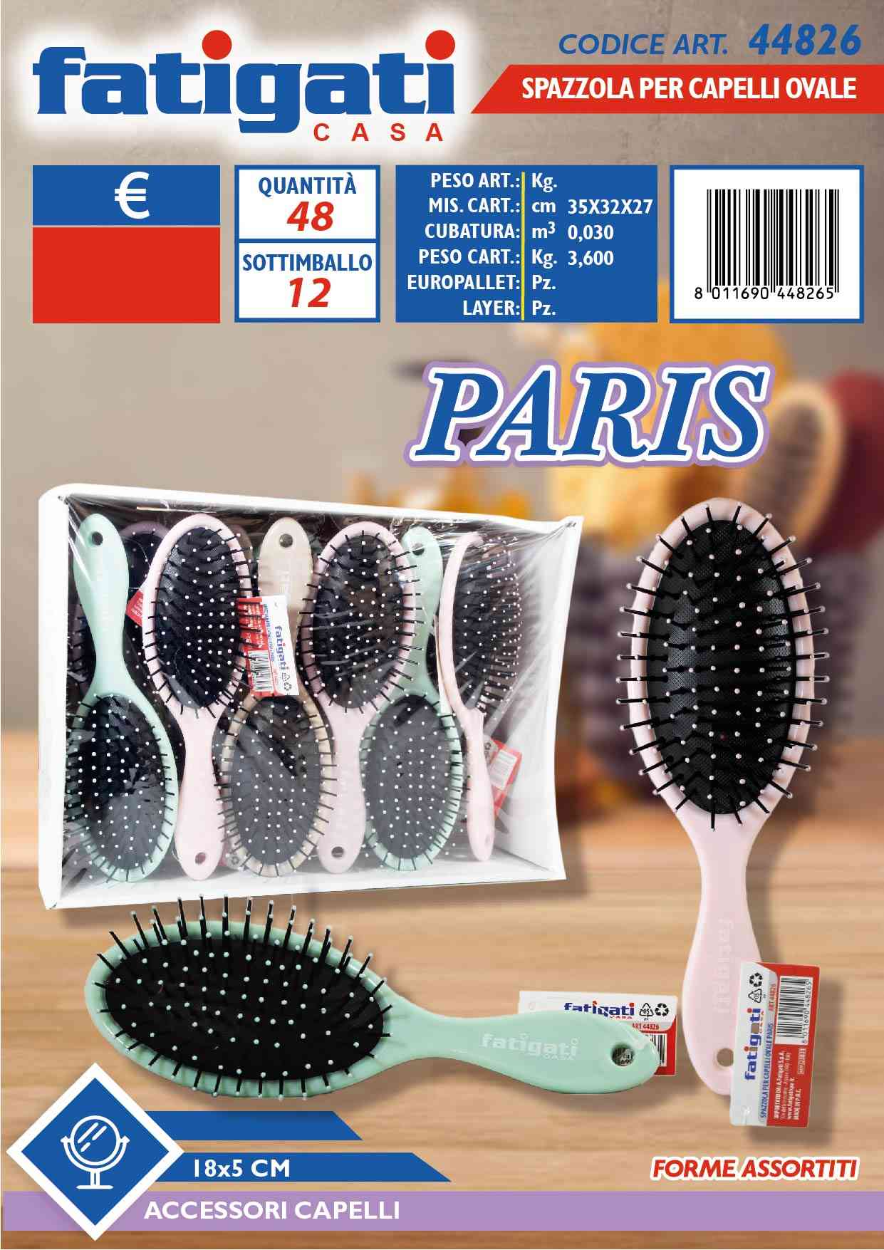 FATIGATI SPAZZOLA PER CAPELLI PARIS