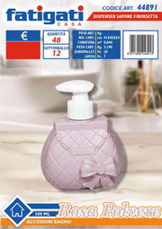 FATIGATI DISPENSER SAPONE ROSA FORMA BORSETTA