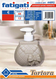 FATIGATI DISPENSER SAPONE TORTORA FORMA BORSETTA