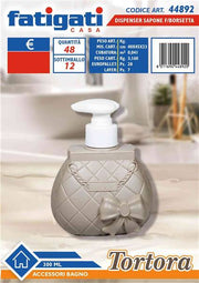 FATIGATI DISPENSER SAPONE TORTORA FORMA BORSETTA