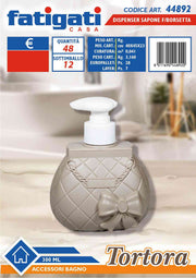 FATIGATI DISPENSER SAPONE TORTORA FORMA BORSETTA