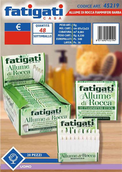 FATIGATI ALLUME DI ROCCA FIAMM BARBA 20 