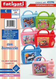 FATIGATI PORTAPRANZO SCUOLA CON BORRACCI 