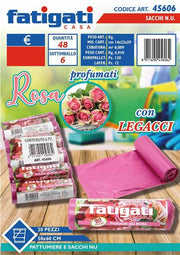 FATIGATI SACCHI C/LACCI 20PZ 50X60 ROSA 