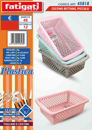 FATIGATI CESTINO RETTANG PICCOLO COL ASS