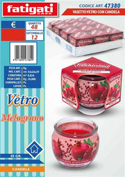 FATIGATI VASETTO VETRO C/CANDELA MELOGRA 