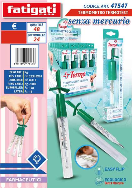 FATIGATI TERMOMETRO SENZA MERCURIO