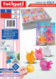 FATIGATI COPRISPAZZOLINI 4PZ A MOLLA