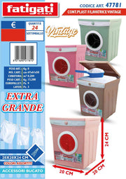 FATIGATI CONTENITORE LAVATRICE PLASTICA VINTAGE 20X2