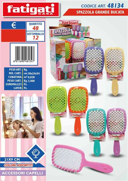 FATIGATI SPAZZOLA GRANDE FORATA
