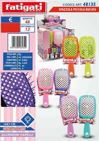 FATIGATI SPAZZOLA PICCOLA FORATA
