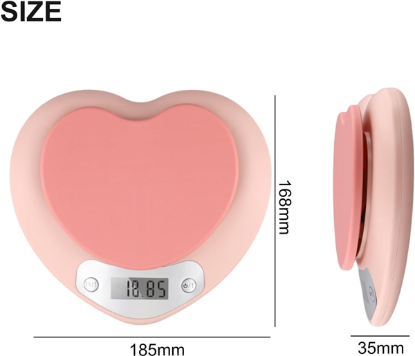 FATIGATI BILANCIA ELETTRONICA CUORE 3KG