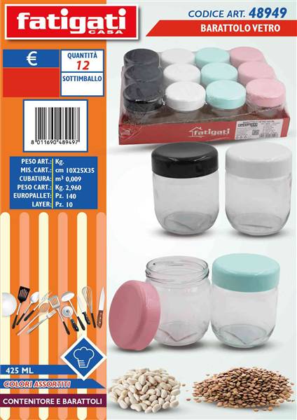 FATIGATI BARATTOLO VETRO 425ML 