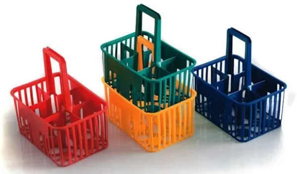 LPS PORTABOTTIGLIE 6 POSTI COL.ASS. CM 31X 22 X 33.5