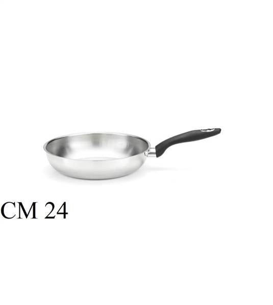 STEEL PAN PADELLA INOX ECO GREEN CM.24 