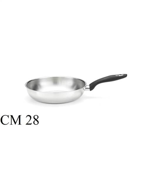 STEEL PAN PADELLA INOX ECO GREEN CM.28 