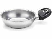 STEEL PAN PADELLINA INOX  CM.14 CON MANIGLIA