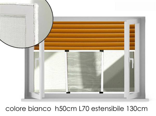 GT ZANZARIERA ALLUMINIO H50XL70-130CM