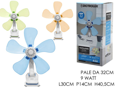 GT VENTILATORE DA SCRIVANIA 5PALE 9W - Infinity Home Store