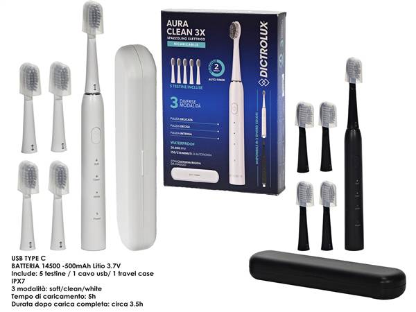 GT SPAZZOLINO DENTI 3IN1 DICTROLUX AURA CLEAN
