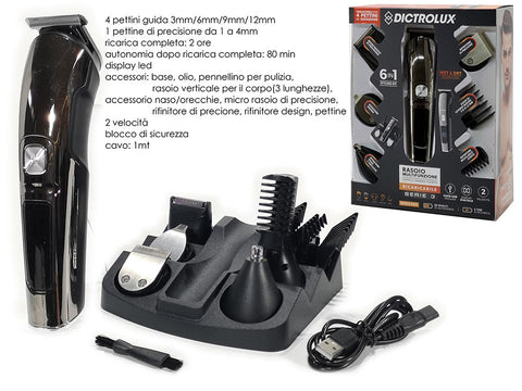 GT RASOIO MULTIFUNZIONE RICARICABILE DICTROLUX