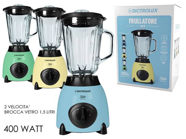 GT FRULLATORE 400W 1,5LT DICTROLUX CON CARAFFA IN VETRO