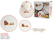 GT SERVIZIO PIATTI 18PZ NATALE VOYAGE