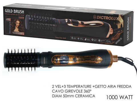 GT SPAZZOLA ROTANTE 1000W DICTROLUX AD ARIA CALDA