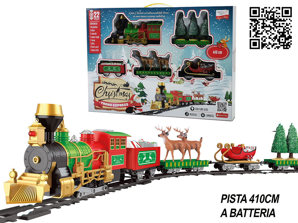GT PISTA TRENO NATALE 22 PEZZI