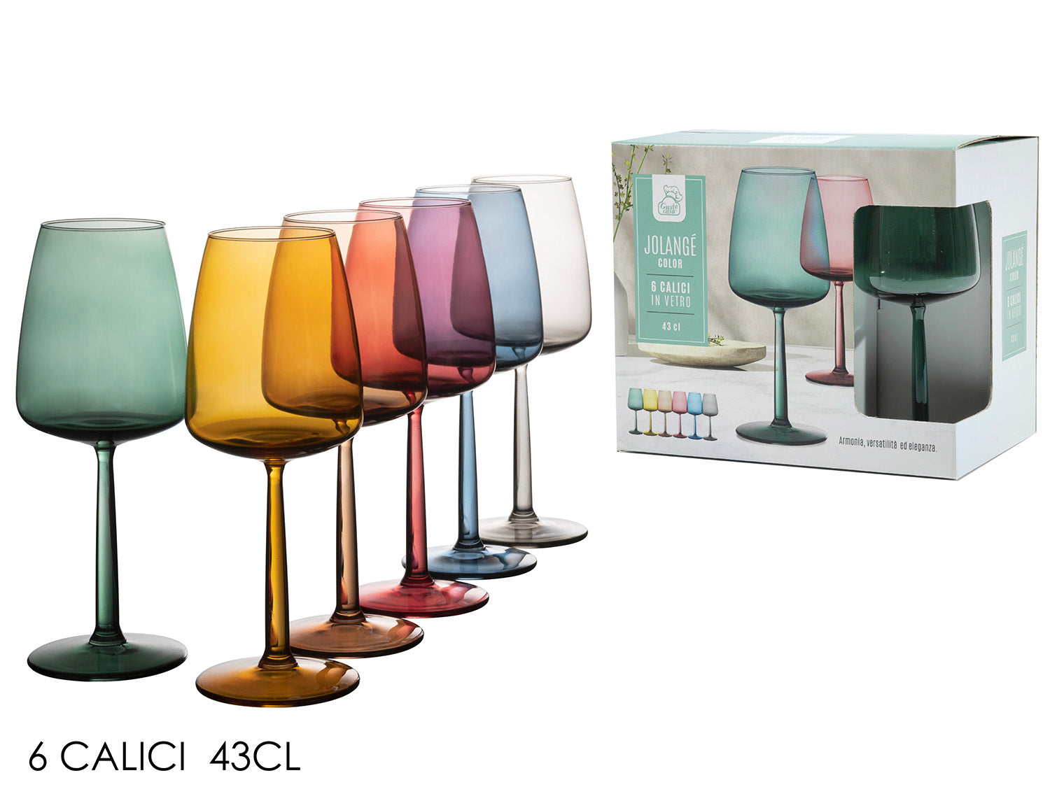 GT CALICI 43CL 6PZ JOLANGE' COLOR