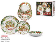 GT SERVIZIO PIATTI 18PZ NATALE SWEET 