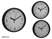 GT OROLOGIO 20CM NERO 3ASS. 