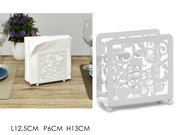 GT PORTATOVAGLIOLI BIANCO H13CM