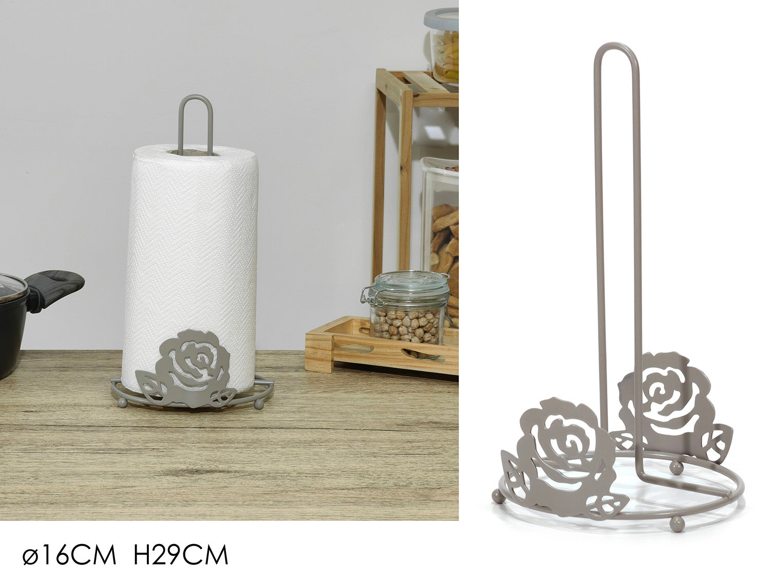 GT PORTAROTOLO H29CM TORTORA