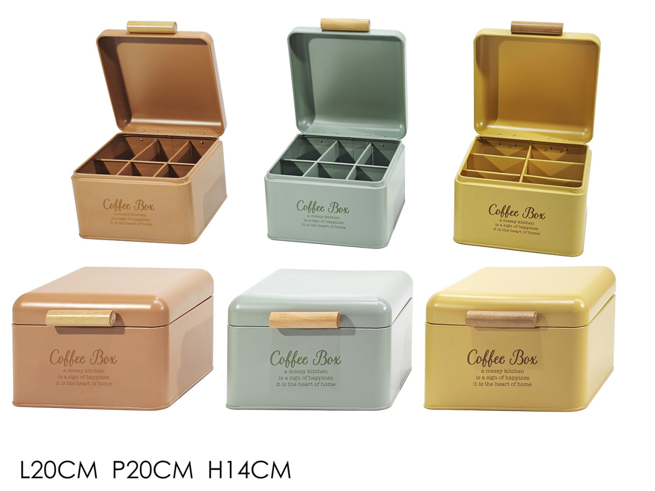 GT PORTACIALDE/CAPSULE 20X20XH14 3ASS.