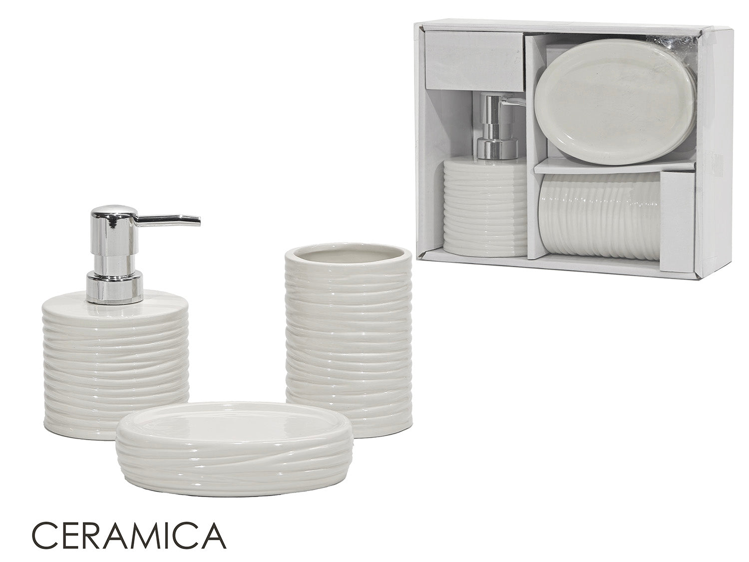 GT SET BAGNO 3PZ BIANCO