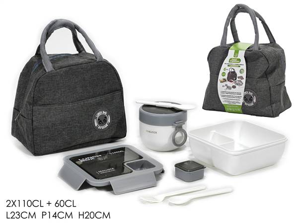 GT LUNCH BOX 2PZ C/BORSA TERMICA 