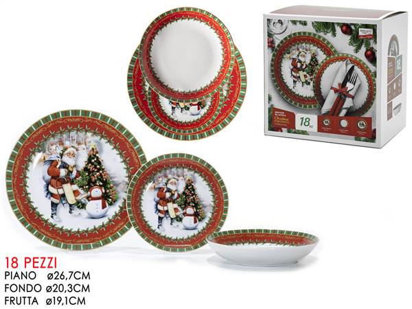 GT SERVIZIO PIATTI 18PZ NATALE EMOTIONS 
