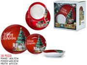 GT SERVIZIO PIATTI 18PZ NATALE MERRY GIFT