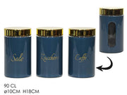 GT BARATTOLO 90CL BLU C/COPERCHIO DORATO 