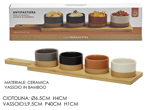 GT ANTIPASTIERA 4PZ TERRANOSTRA