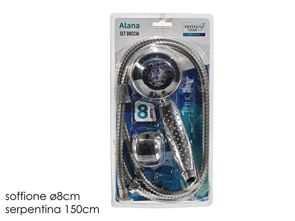 GT SOFFIONE DOCCIA 8 GETTI ALANA 