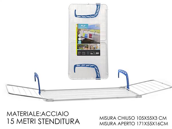 GT STENDIBIANCHERIA FLY C/ALI 15MT