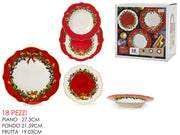 GT SERVIZIO PIATTI 18PZ NATALE ENCHANTED GARLAND