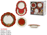 GT SERVIZIO PIATTI 18PZ NATALE ENCHANTED GARLAND