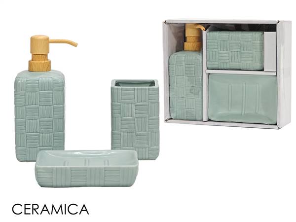 GT SET BAGNO 3PZ CELESTE MODELLO BOTTEGA 